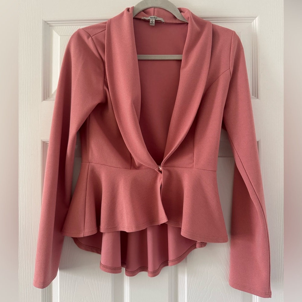 Papaya Women's Blazer in Soft Pink